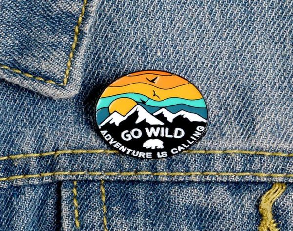 go wild adventure is calling enamel lapel pins mountain polar bear sun explore brooch and pins badge nature jewelry8216717, Gray
go wild adventure is calling enamel lapel pins mountain polar bear sun explore brooch and pins badge nature jewelry8216717, Gray