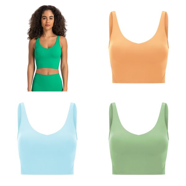 spring and summer new u-shaped back with chest cushion sports tank for women high strength shockproof yoga bra and naked yoga clothes, White;red 
spring and summer new u-shaped back with chest cushion sports tank for women high strength shockproof yoga bra and naked yoga clothes, White;red