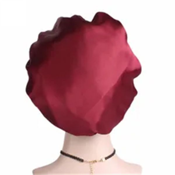 newly women's satin solid sleeping hat night hair care bonnet nightcap for women men cap a98, White;black
newly women's satin solid sleeping hat night hair care bonnet nightcap for women men cap a98, White;black
