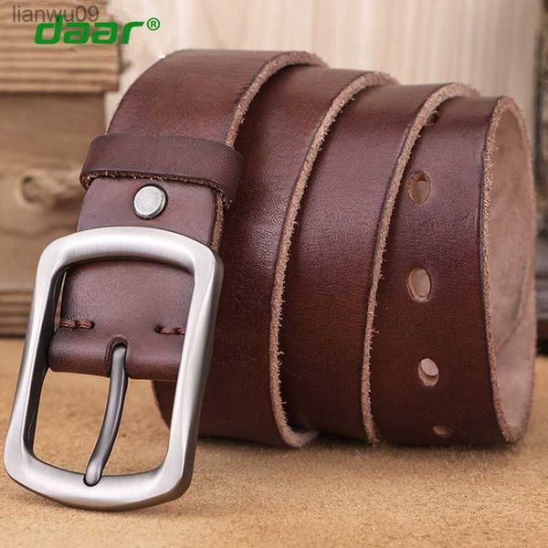 daar luxury 100 genuine leather male leather buckle handmade first pure cowhide retro allmatch casual jeans soft belt l230704, Black;brown
daar luxury 100 genuine leather male leather buckle handmade first pure cowhide retro allmatch casual jeans soft belt l230704, Black;brown