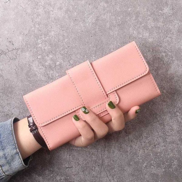 new wallet women's large capacity women's matte long zero wallet korean female student zipper buckle handbag
new wallet women's large capacity women's matte long zero wallet korean female student zipper buckle handbag