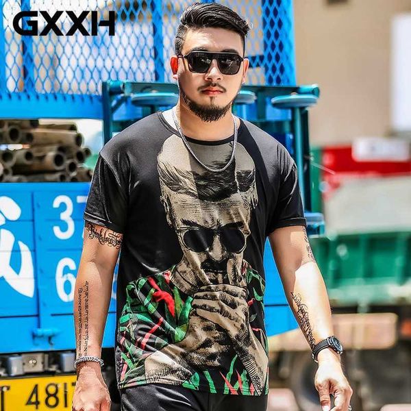 men's t-shirts gxxh large size 7xl men's summer tide o-neck oversized t shirt loose fit men's short-sleeved funny smoking man, White;black
men's t-shirts gxxh large size 7xl men's summer tide o-neck oversized t shirt loose fit men's short-sleeved funny smoking man, White;black
