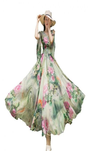 selfcultivation dress 2019 printing chiffon dress woman long floral beach dress8049422, Blue;red
selfcultivation dress 2019 printing chiffon dress woman long floral beach dress8049422, Blue;red