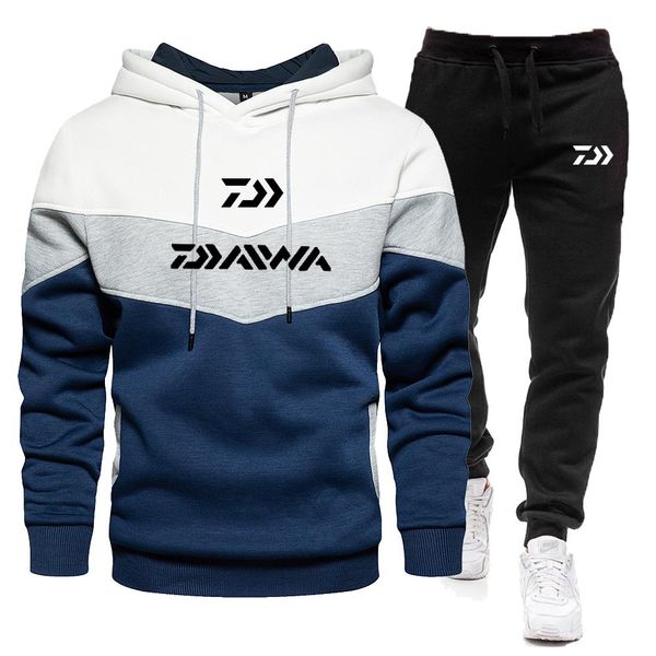 fur daiwa fishing men's hoodie set casual warm sports sweater brand pullover + jogging pants 2piece set, Black
fur daiwa fishing men's hoodie set casual warm sports sweater brand pullover + jogging pants 2piece set, Black