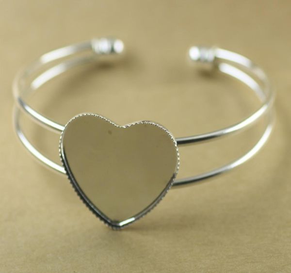 silver plated 25mm heartshaped blank bangle base bracelet blank findings tray bezel setting cy7689765180, Blue;slivery
silver plated 25mm heartshaped blank bangle base bracelet blank findings tray bezel setting cy7689765180, Blue;slivery
