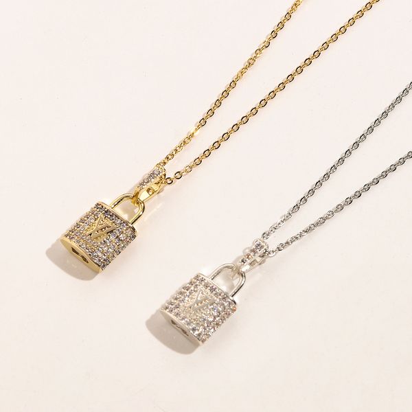 aabb pendant men's necklace simple lock jewelry luxury designer crystal 18k gold plated 925 silver plated stainless steel letter women&
aabb pendant men's necklace simple lock jewelry luxury designer crystal 18k gold plated 925 silver plated stainless steel letter women&