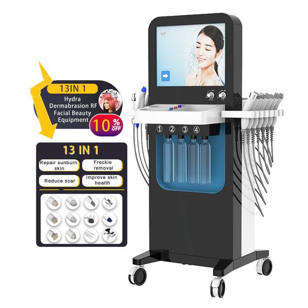 new 13 in 1 hydra dermabrasion rf facial beauty skin microdermabrasion machine ems ultrasound oxygen facials skin tightening whitening acne
new 13 in 1 hydra dermabrasion rf facial beauty skin microdermabrasion machine ems ultrasound oxygen facials skin tightening whitening acne
