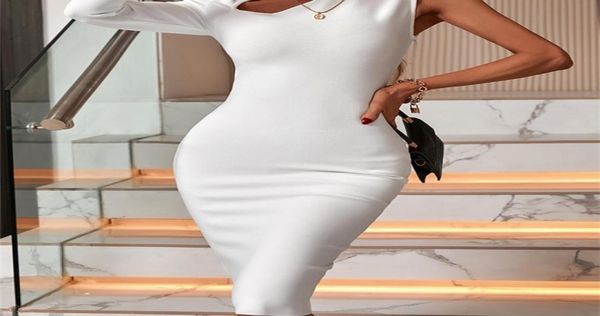 bandage dress for women summer white midi bodycon elegant one shoulder evening party club 2204259731441, White;black
bandage dress for women summer white midi bodycon elegant one shoulder evening party club 2204259731441, White;black