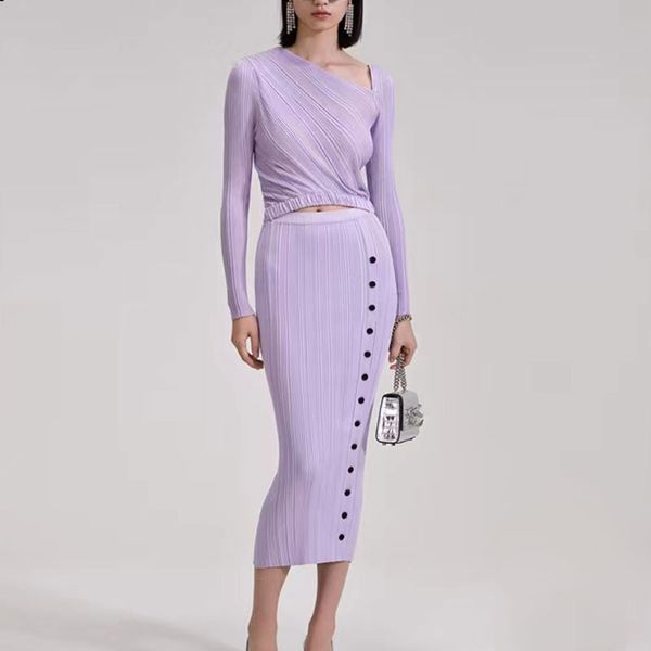 designer dress two-color womens designer clothing irregular neckline long-sleeved temperament slim waist knitted dress, Black;gray
designer dress two-color womens designer clothing irregular neckline long-sleeved temperament slim waist knitted dress, Black;gray