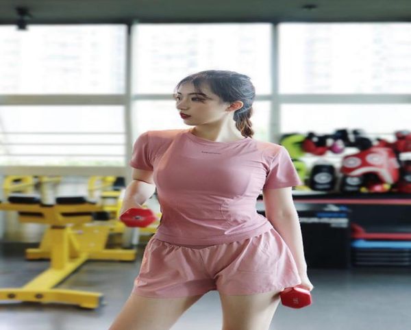 women super elastic tightfitting yoga clothes quick dry fitness wear pink color6199755
women super elastic tightfitting yoga clothes quick dry fitness wear pink color6199755