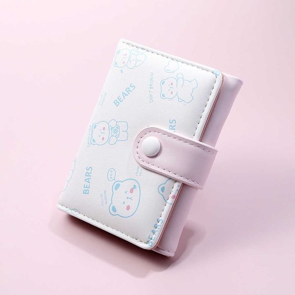 2023 new women's wallet short women's card bag student zipper zero wallet purse