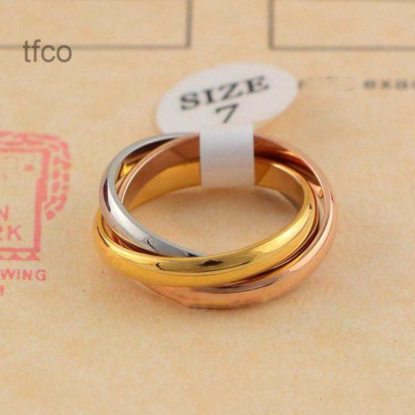 classic three-rings ring for men women couple fashion simple style rings with three colors rose gold rings, Silver
classic three-rings ring for men women couple fashion simple style rings with three colors rose gold rings, Silver