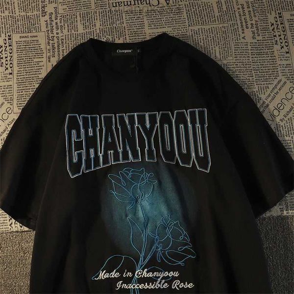 designer100% cotton european and american high street oversize short sleeve t-shirt summer couple ins loose street fashion brand men's, White;black
designer100% cotton european and american high street oversize short sleeve t-shirt summer couple ins loose street fashion brand men's, White;black