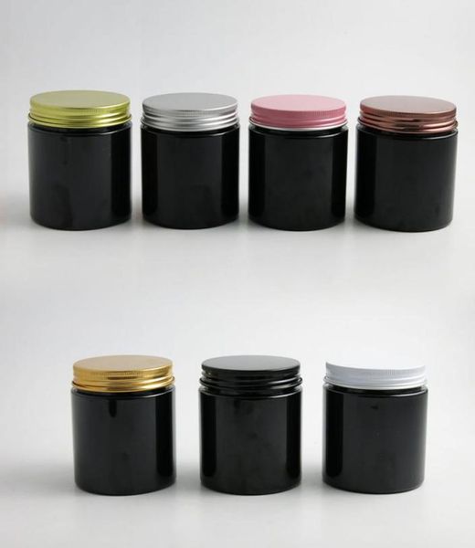 24 x 200g empty black cosmetic cream containers cream jars 200cc 200ml for cosmetics packaging plastic bottles with metal lids4526994
24 x 200g empty black cosmetic cream containers cream jars 200cc 200ml for cosmetics packaging plastic bottles with metal lids4526994