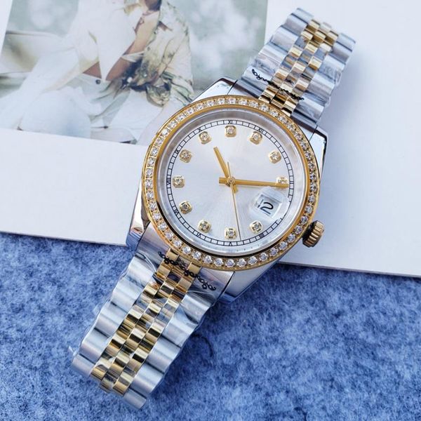 women/men's fashion automatic mechanical watch christmas luxury watch size 36/41mm diamond stud room gold silver sapphire glass u1 wate, Slivery;brown
women/men's fashion automatic mechanical watch christmas luxury watch size 36/41mm diamond stud room gold silver sapphire glass u1 wate, Slivery;brown