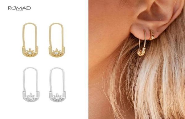 punk pin stud earrings for women exquisite ins anise star pattern pins design piercing earings silver 925 jewelry kolczyki6741535, Golden;silver
punk pin stud earrings for women exquisite ins anise star pattern pins design piercing earings silver 925 jewelry kolczyki6741535, Golden;silver