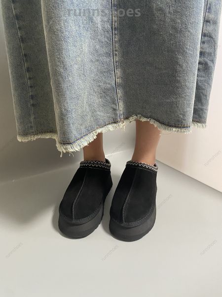 classic snow boots tazz australian mini tasman slipper platform fluffy mules warm winter half womens fur booties 4cm luxurious shoe booties, Black
classic snow boots tazz australian mini tasman slipper platform fluffy mules warm winter half womens fur booties 4cm luxurious shoe booties, Black