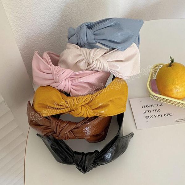 fashion headband for women pu leather hairband big bowknot turban solid color casual headwear hair accessories, Slivery;white
fashion headband for women pu leather hairband big bowknot turban solid color casual headwear hair accessories, Slivery;white