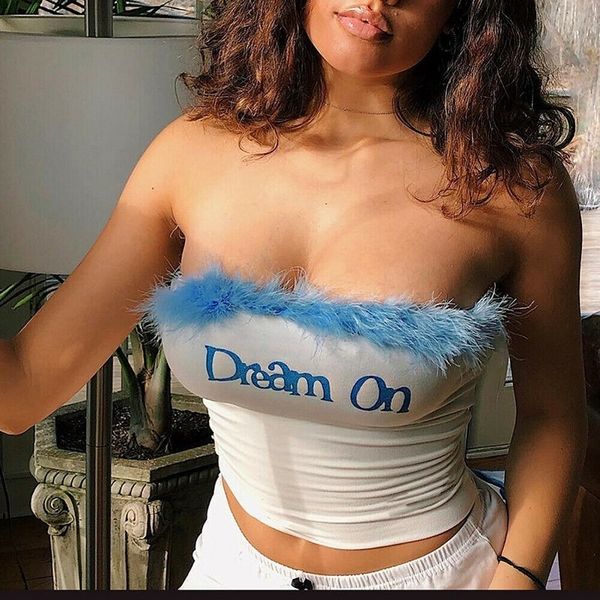 women's tanks cami tank strapless tube letters embroidery fur patchwork slim fit crop summer off shoulder stretch vest 230715, White
women's tanks cami tank strapless tube letters embroidery fur patchwork slim fit crop summer off shoulder stretch vest 230715, White