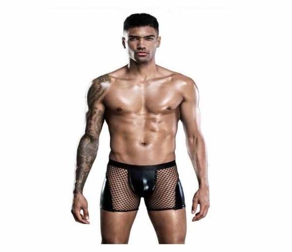 men mesh shorts leather underwear brief boxer pvc lingerie seethrough club dance wear bodysuit costume4666974, Red;black
men mesh shorts leather underwear brief boxer pvc lingerie seethrough club dance wear bodysuit costume4666974, Red;black