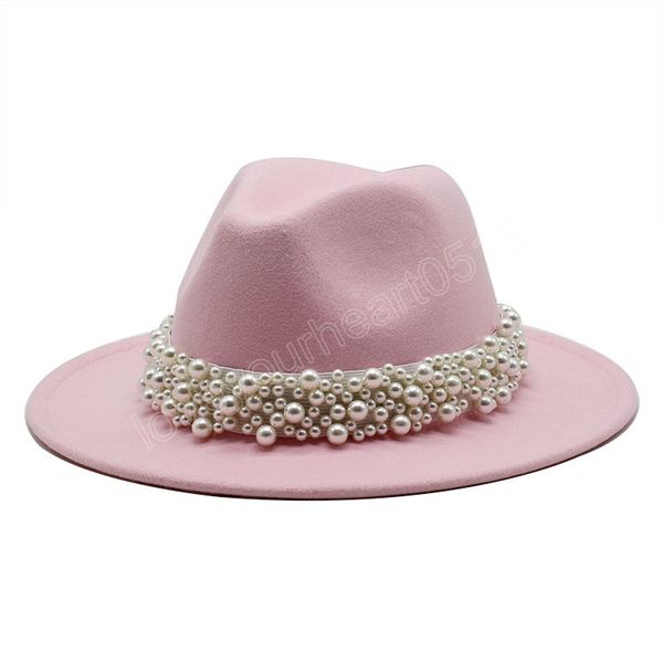 women men wool felt jazz fedora hats casual men women pearl ribbon brim felt hat panama trilby formal party cap, Blue;gray
women men wool felt jazz fedora hats casual men women pearl ribbon brim felt hat panama trilby formal party cap, Blue;gray