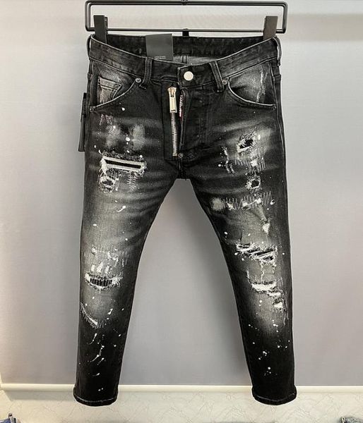 d2 dsq icon gg men jeans hole men skinny cool guy distressed jeans designers slim jeans straight denim pants trousers motorcycle m5225338, Blue
d2 dsq icon gg men jeans hole men skinny cool guy distressed jeans designers slim jeans straight denim pants trousers motorcycle m5225338, Blue