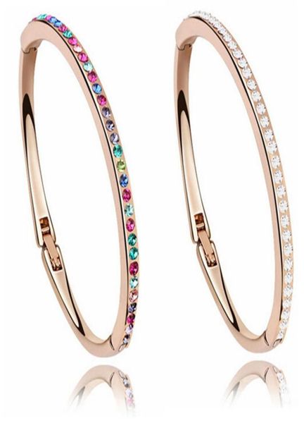 austrian crystal bracelets bangles brand fashion charm cuff bracelets for women jewelry 18k rose gold plated 60606371599, Black
austrian crystal bracelets bangles brand fashion charm cuff bracelets for women jewelry 18k rose gold plated 60606371599, Black