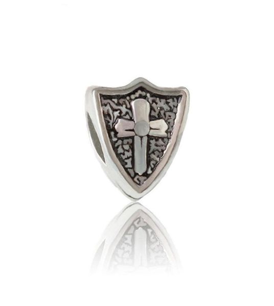shield with cross alloy charm bead fashion women jewelry stunning design european style for p bracelet necklace panza001135405072, Bronze;silver
shield with cross alloy charm bead fashion women jewelry stunning design european style for p bracelet necklace panza001135405072, Bronze;silver