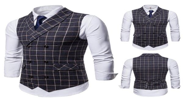 2019 autumn new men039s plaid vest doublebreasted casual fitted waistcoat dark gray coffee yellow black does not include shirt5950353, White;black
2019 autumn new men039s plaid vest doublebreasted casual fitted waistcoat dark gray coffee yellow black does not include shirt5950353, White;black