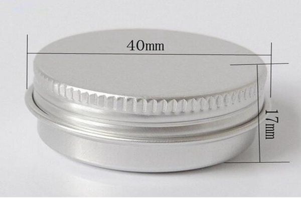 15ml aluminium balm tins pot jar 15g comestic containers with screw thread lip balm gloss candle packaging 500pcs new1826403
15ml aluminium balm tins pot jar 15g comestic containers with screw thread lip balm gloss candle packaging 500pcs new1826403