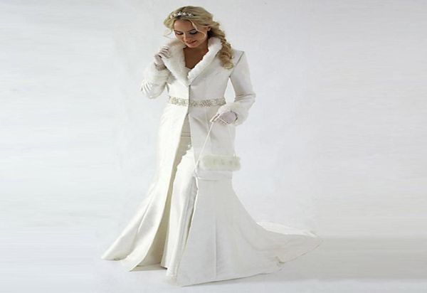 modern winter bridal cloak jacket long sleeves fur wedding coat cute shawl coat satin faux beaded sash6200616, White
modern winter bridal cloak jacket long sleeves fur wedding coat cute shawl coat satin faux beaded sash6200616, White