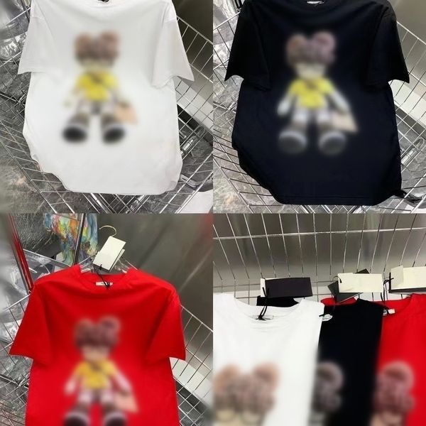 fashion summer mens t shirt f short sleeve pure cotton designer t-shirt men and women crewneck cartoon bear casual base shirt, White;black
fashion summer mens t shirt f short sleeve pure cotton designer t-shirt men and women crewneck cartoon bear casual base shirt, White;black