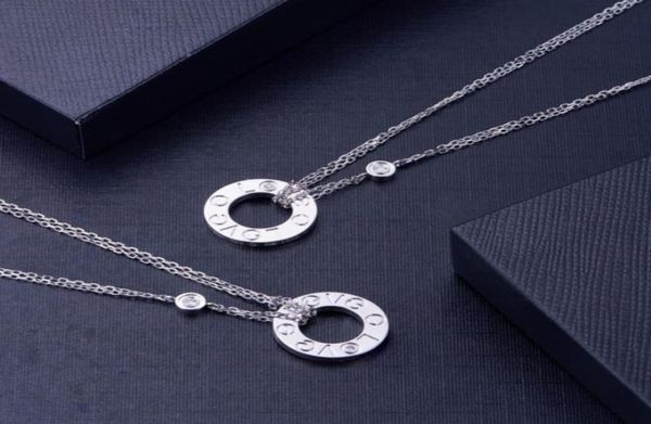 3 colors stainless steel gold necklace love rings pendant classic style designer necklaces white cubic zirconia women 2304326, Silver
3 colors stainless steel gold necklace love rings pendant classic style designer necklaces white cubic zirconia women 2304326, Silver