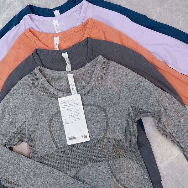 lul-88 women knitting long sleeve sport women workout t-shirt yoga crew neck quick dry breathable elastic fitness running shirt
lul-88 women knitting long sleeve sport women workout t-shirt yoga crew neck quick dry breathable elastic fitness running shirt