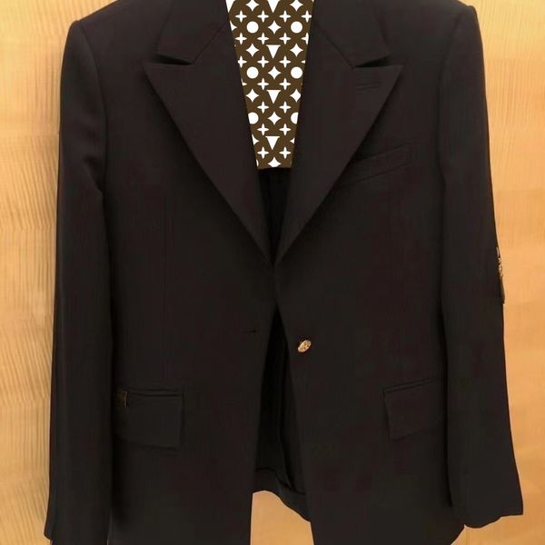 womens suits designer blazers clothes with full letters luxury designer woman jacket spring new released, White;black
womens suits designer blazers clothes with full letters luxury designer woman jacket spring new released, White;black