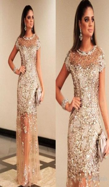 2019 new luxury sparkly gold sequins prom dresses see through champagne formal evening party dress dubai gala 2918940188, Black
2019 new luxury sparkly gold sequins prom dresses see through champagne formal evening party dress dubai gala 2918940188, Black