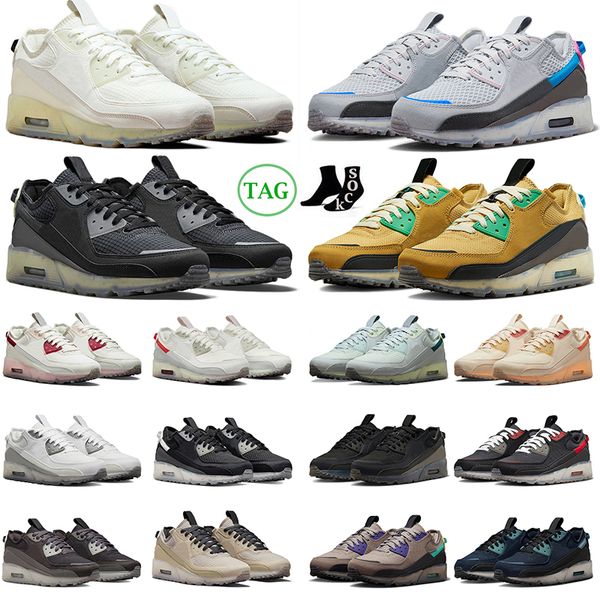 90 terrascape running shoes for men women 90s sail black anthracite bred thunder grey light bone mens trainers outdoor sports sneakers disco, White;red
90 terrascape running shoes for men women 90s sail black anthracite bred thunder grey light bone mens trainers outdoor sports sneakers disco, White;red