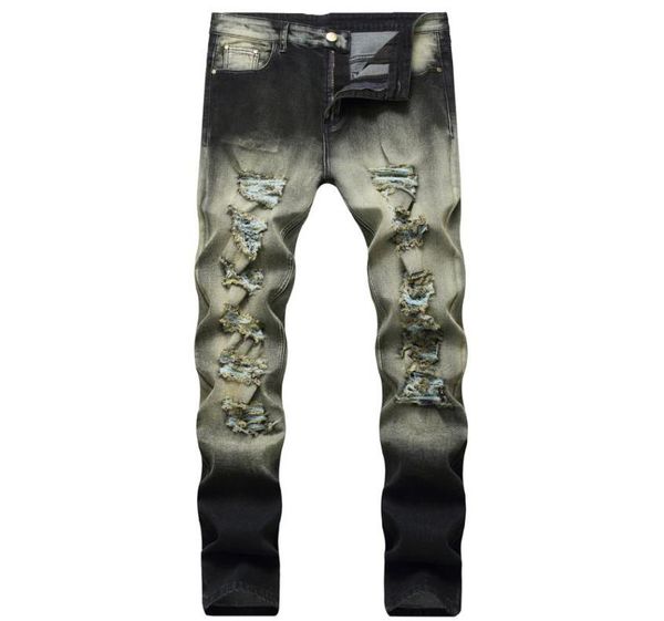 men distressed ripped fashion designer skinny slim fit jeans motorcycle biker jeans causal denim pants streetwear mens jeans cool1860336, Blue
men distressed ripped fashion designer skinny slim fit jeans motorcycle biker jeans causal denim pants streetwear mens jeans cool1860336, Blue