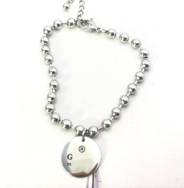 round bracelet women couple stainless steel fashion link bead chain on hand couple jewelry gift for girlfriend christmas valentine4163281, Black
round bracelet women couple stainless steel fashion link bead chain on hand couple jewelry gift for girlfriend christmas valentine4163281, Black