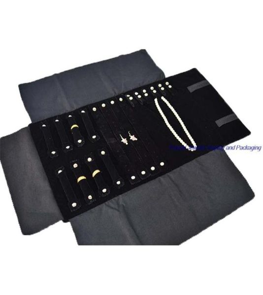 portable black velvet jewelry display set rolls travel organizer bag foldable for earrings ring chain pendant necklace storage3713529, Black;white
portable black velvet jewelry display set rolls travel organizer bag foldable for earrings ring chain pendant necklace storage3713529, Black;white