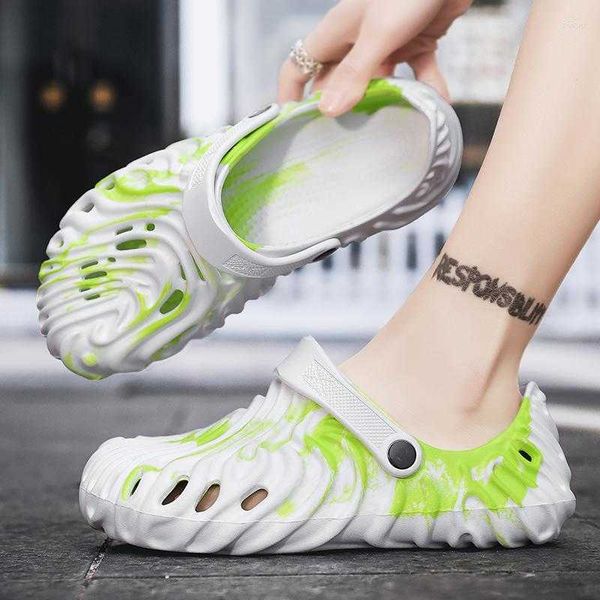 slippers couples' cross border large size camo fingerprint hole shoes men's baotou soft sole sandals, Black
slippers couples' cross border large size camo fingerprint hole shoes men's baotou soft sole sandals, Black