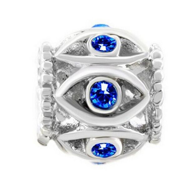 rhodium plating blue crystal rhinestone evil eye european style charm filigree bead for diy bracelet9266373, Black
rhodium plating blue crystal rhinestone evil eye european style charm filigree bead for diy bracelet9266373, Black