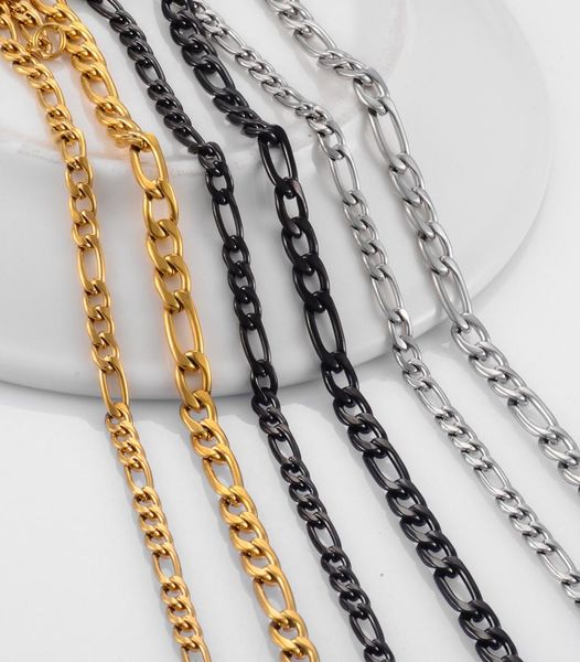 fashion jewelrynecklace classic stainless steel figaro chain selling jewelry for men and women4073043, Silver
fashion jewelrynecklace classic stainless steel figaro chain selling jewelry for men and women4073043, Silver