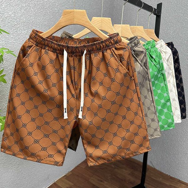 men's shorts summer pants printed men's ice silk breathable casual beachwear running sports basketball pants, White;black
men's shorts summer pants printed men's ice silk breathable casual beachwear running sports basketball pants, White;black