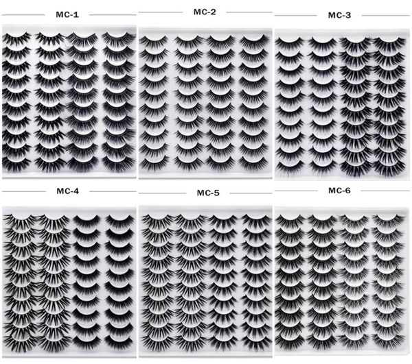 new 20 pairs 3d mink eyelashes pack faux mink lashes natural curly long eye lash extension full strip false eyelash set for makeup6546896
new 20 pairs 3d mink eyelashes pack faux mink lashes natural curly long eye lash extension full strip false eyelash set for makeup6546896