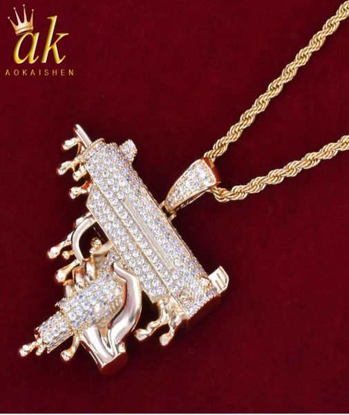 iceout gun pendant for men gold color matterial copper cubic zircons hip hop rock street charms jewelry with rope chain6147816, Silver
iceout gun pendant for men gold color matterial copper cubic zircons hip hop rock street charms jewelry with rope chain6147816, Silver
