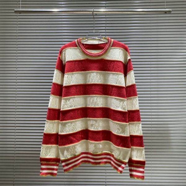 sweater designer shirts for women gu italy new women designer jumper sweaterhollow jacquard embossed gold stripe spinning lovers luxury clot, White
sweater designer shirts for women gu italy new women designer jumper sweaterhollow jacquard embossed gold stripe spinning lovers luxury clot, White