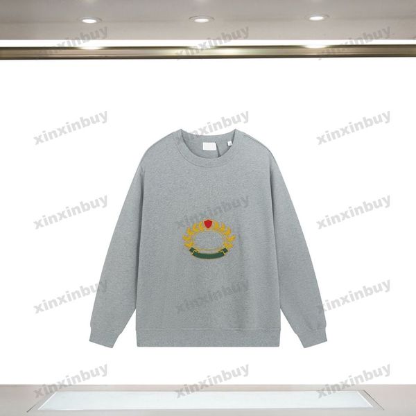 xinxinbuy men women designer sweatshirt hoodie oak leaf embroidery pattern letter sweater blue black khaki xs-2xl, Black;brown
xinxinbuy men women designer sweatshirt hoodie oak leaf embroidery pattern letter sweater blue black khaki xs-2xl, Black;brown