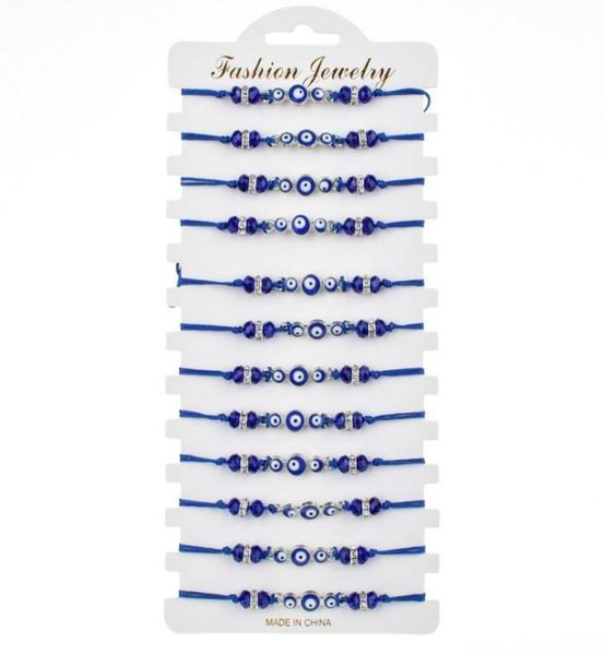 12pcsset turkey blue evil eye bracelet women handmade rope chain crystal beads bracelets girl birthday party jewelry gift2292321, Black
12pcsset turkey blue evil eye bracelet women handmade rope chain crystal beads bracelets girl birthday party jewelry gift2292321, Black