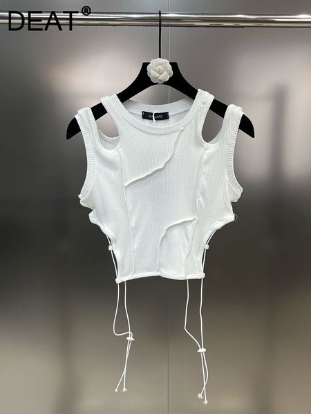 women's tanks camis deat o neck off shoulder sleeveless tank 2023 summer lace up hollow waist outwear vest female 11xx4475 230715, White
women's tanks camis deat o neck off shoulder sleeveless tank 2023 summer lace up hollow waist outwear vest female 11xx4475 230715, White